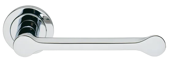 Ручка дверная Morelli RAIN R1 раздельная на круглой розетке