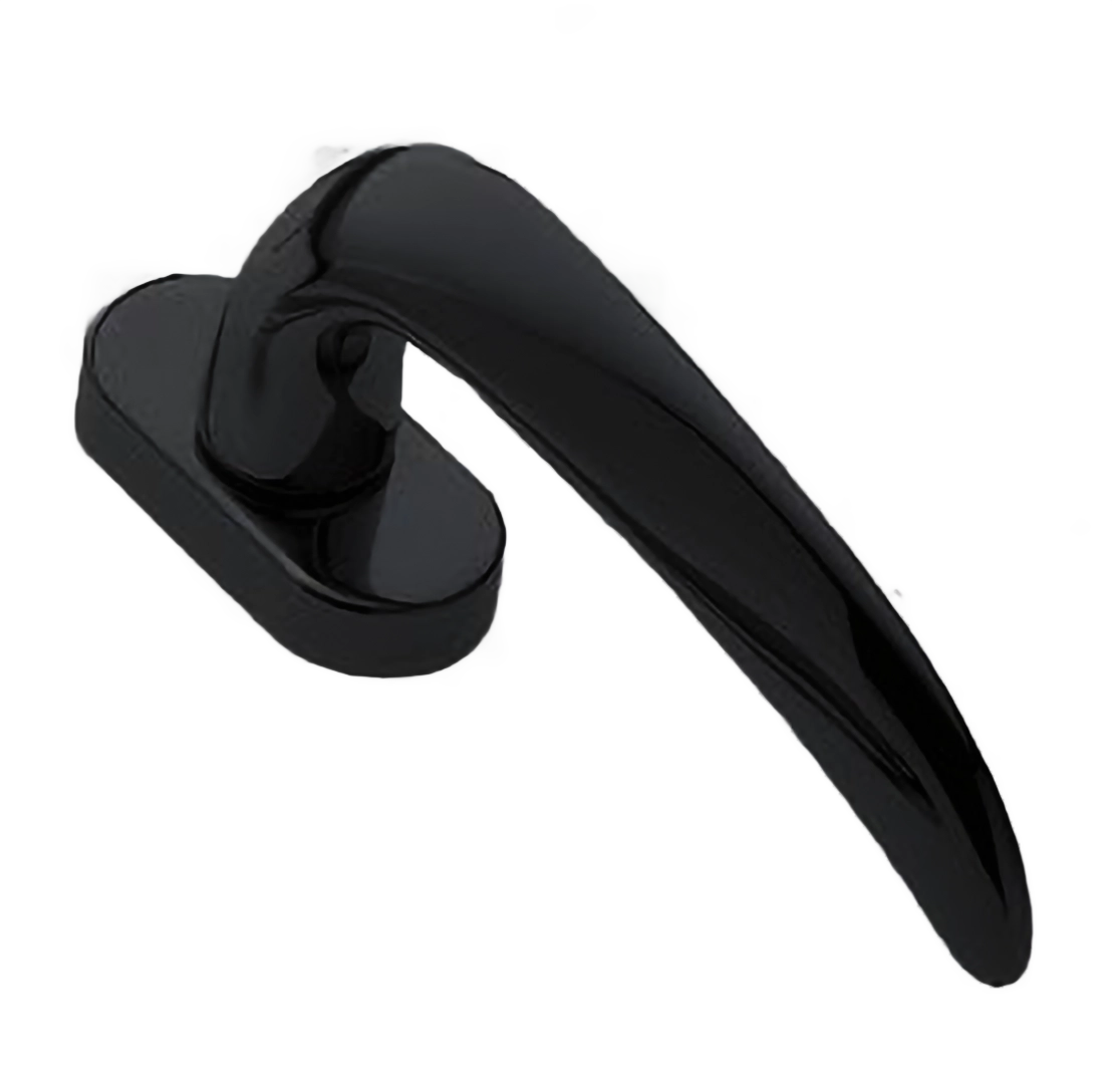 Ручка дверная GOLF W1 NERO-ST оконная с 4-х позицион. механизмом цвет черный soft touch Ручка дверная GOLF W1 NERO-ST оконная с 4-х позицион. механизмом цвет черный soft touch
