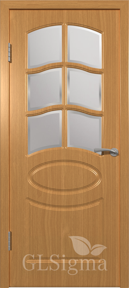 Дверь межкомнатная, VFD, Sigma 102 ДО, Миланский орех