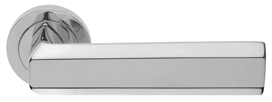 Ручка дверная Morelli HARMONY R2 раздельная на круглой розетке Ручка дверная Morelli HARMONY R2 раздельная на круглой розетке