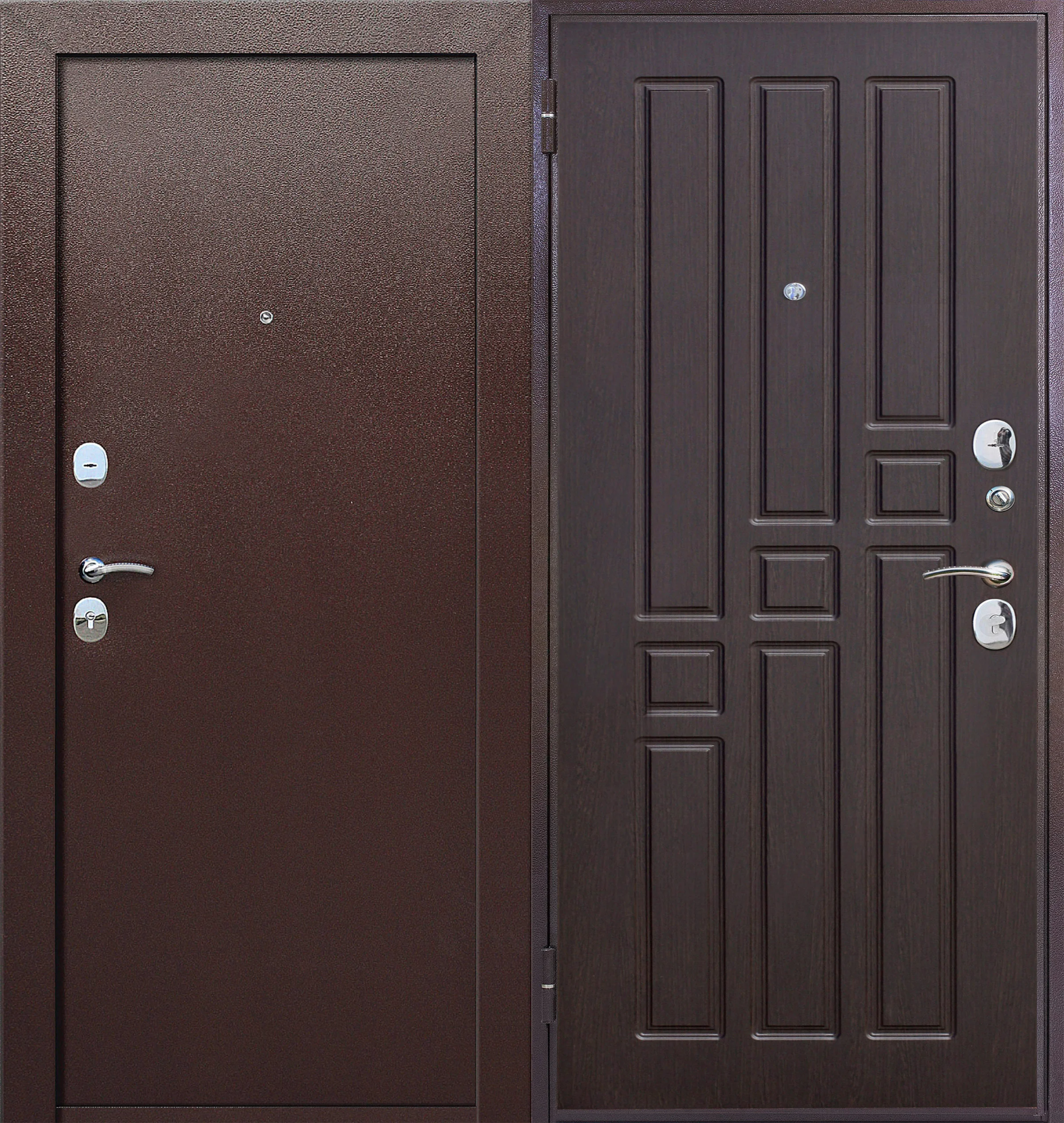 Входная дверь в квартиру Феррони Гарда mini Металл-МДФ