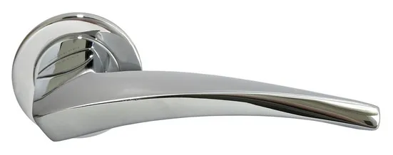 Ручка дверная Morelli WIND R1 раздельная на круглой розетке