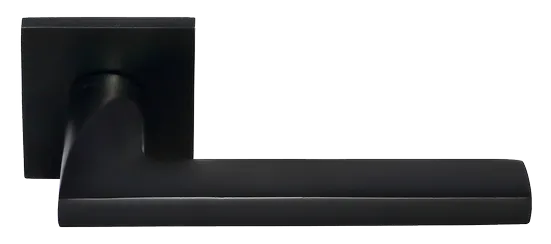 Ручка дверная KAFFEE MH-50-S6 BL раздельная на квадратной розетке