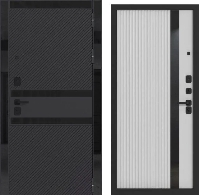 Входная дверь в квартиру Сибирь Профиль FLYDOORS Волга-Бункер БЕРЧ