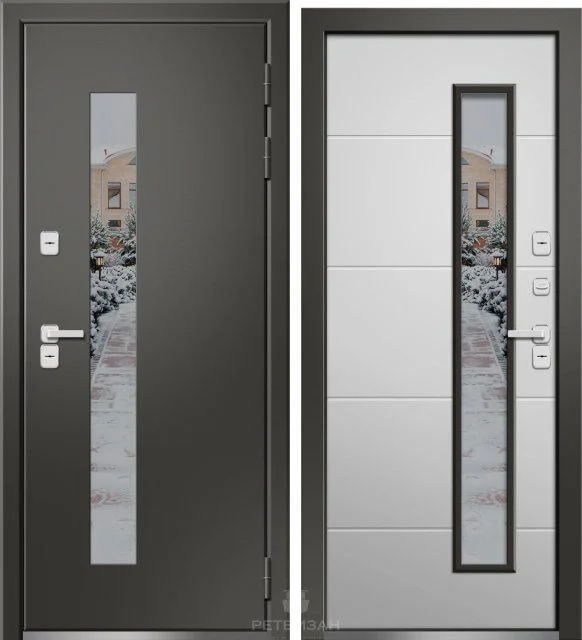 Входная дверь в дом с терморазрывом Ретвизан Веста - 100