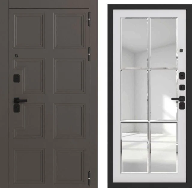 Входная дверь в квартиру Сибирь Профиль FLYDOORS Волга-Бункер Крусес ВБ