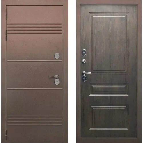 Входная дверь с терморазрывом Сибирь Профиль FLYDOORS Волга-Бункер Термо Лайт Д44 ТЕРМО 