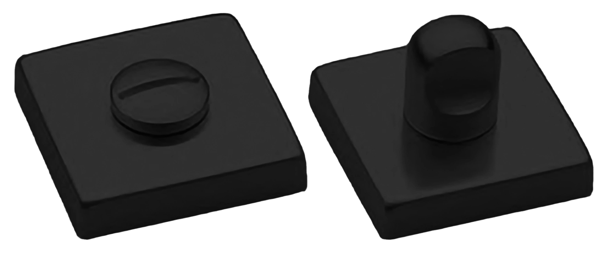 Завертка LUX-WC-WC-S4-E NERO-ST сантехническая на квадратной розетке цвет черный soft touch Завертка LUX-WC-WC-S4-E NERO-ST сантехническая на квадратной розетке цвет черный soft touch